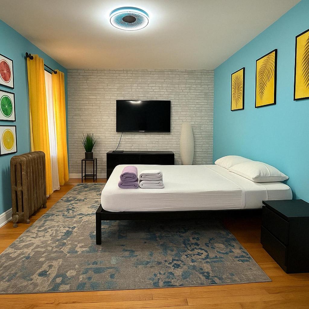Modern Xl Queen Comfort & Character In Harlem * Nova York